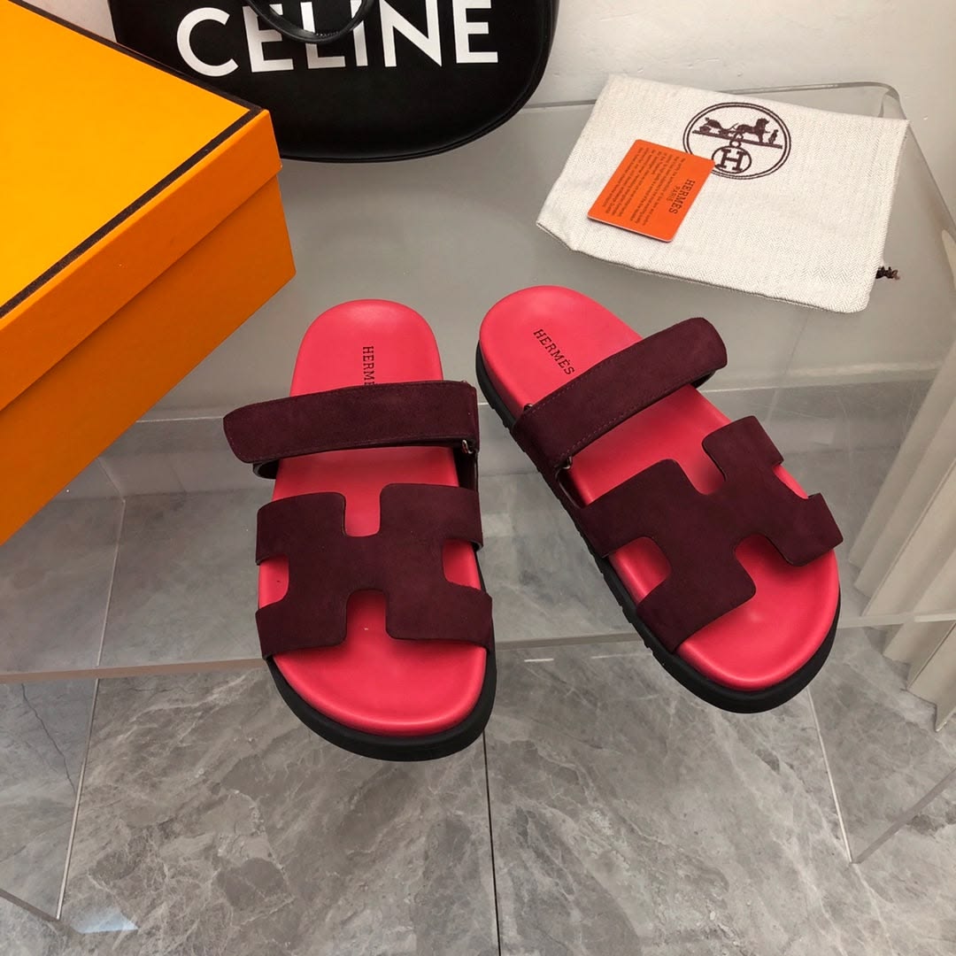 Suede Chypre Sandal Hermes