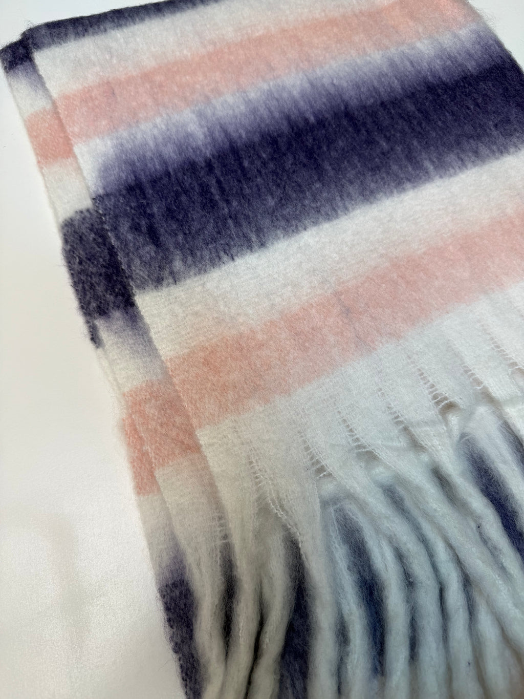 Striped Scarf purple