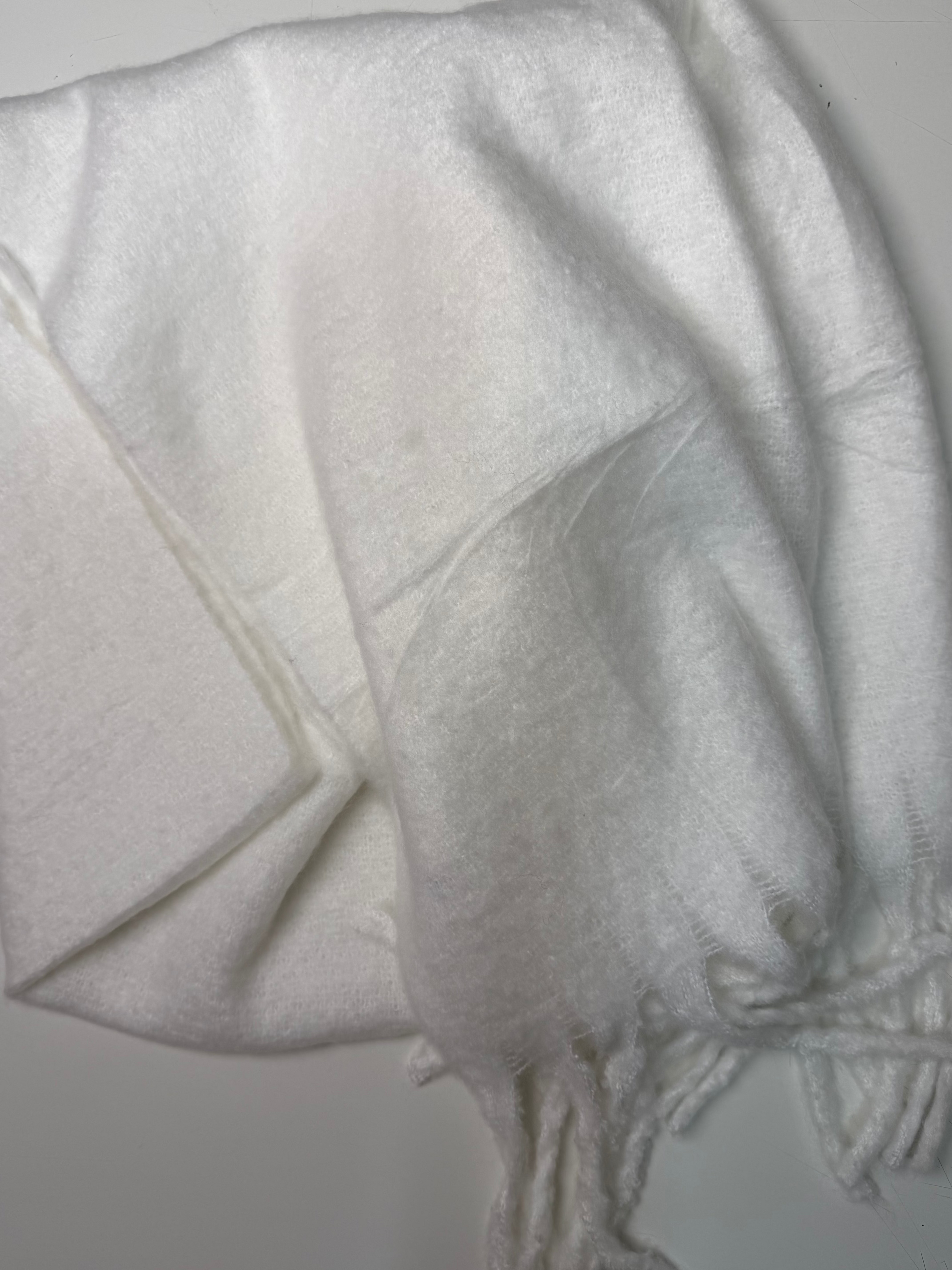 white scarf