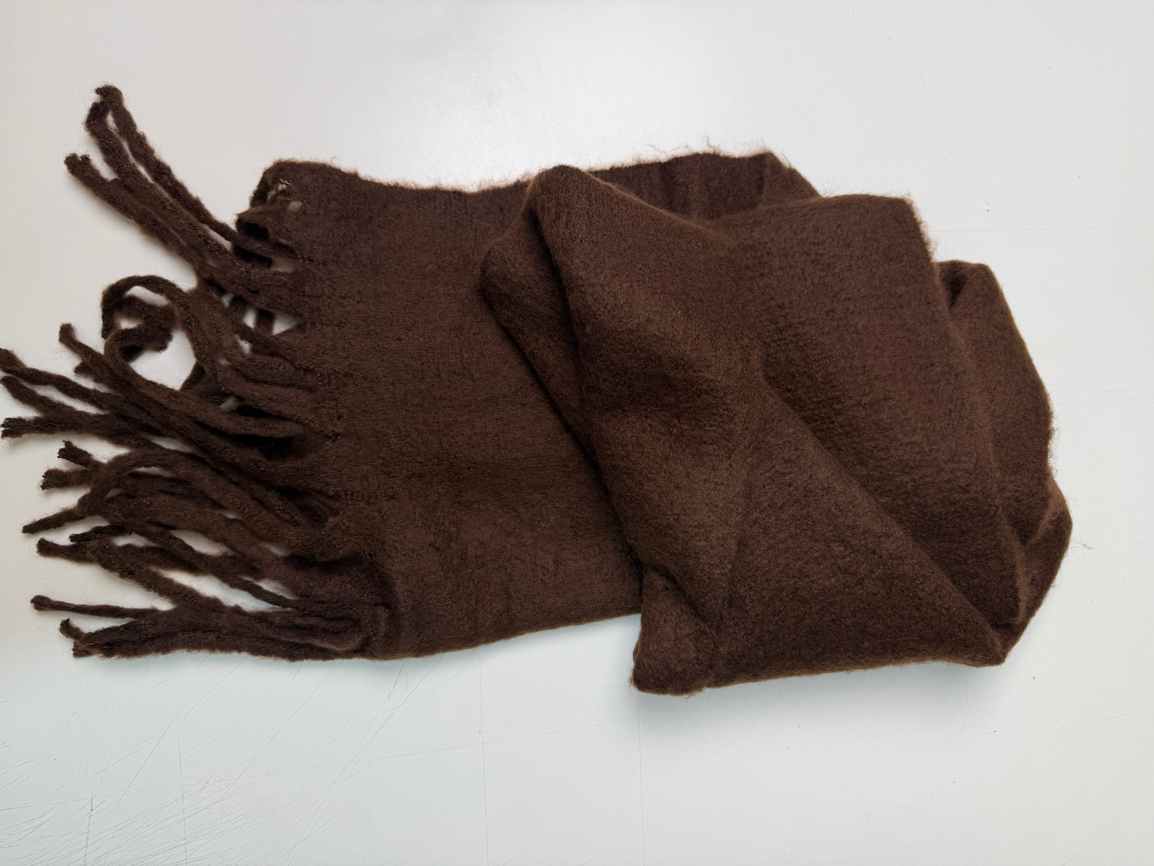 brown scarf