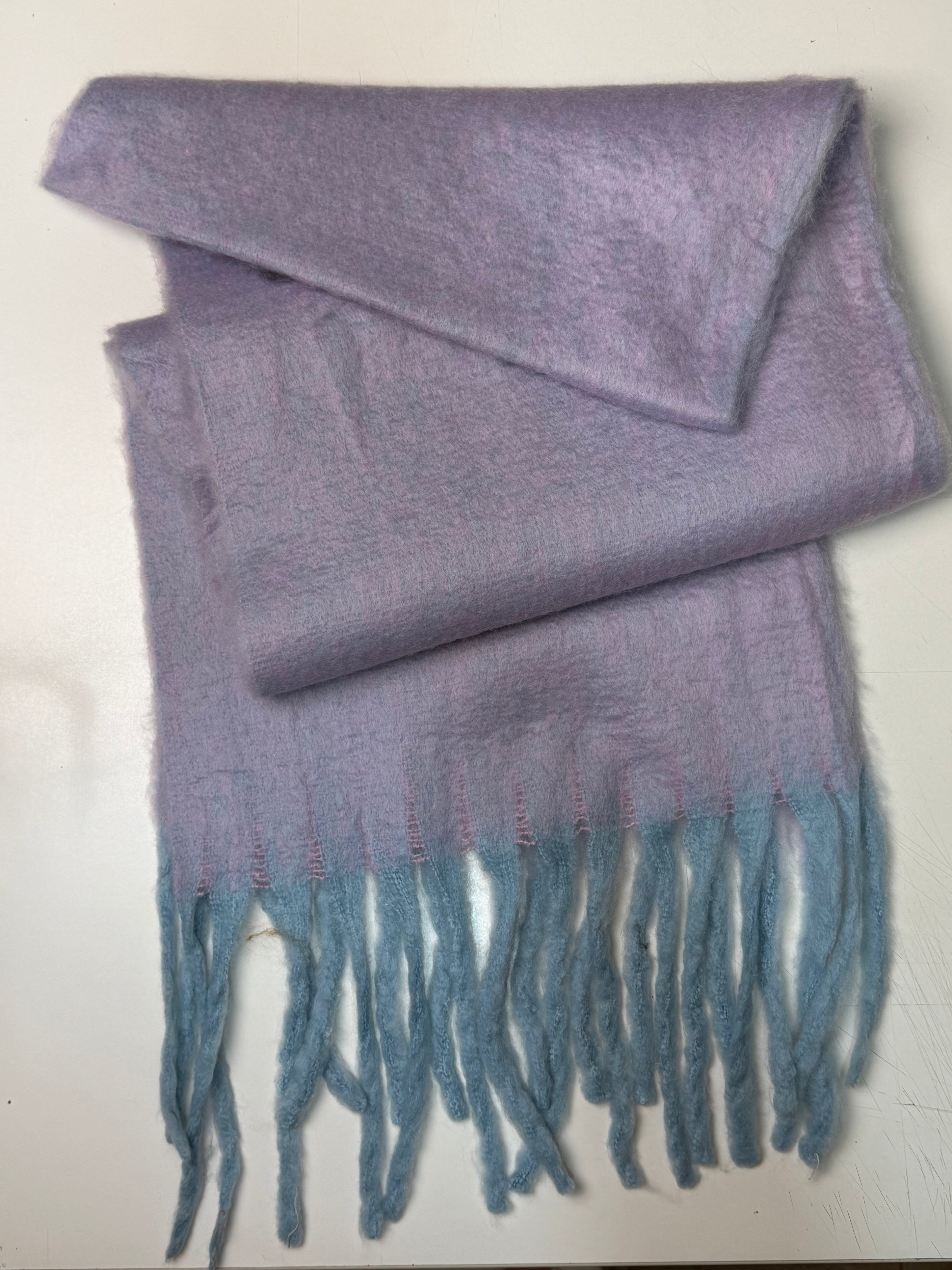 Two-Tone Scarf purple
