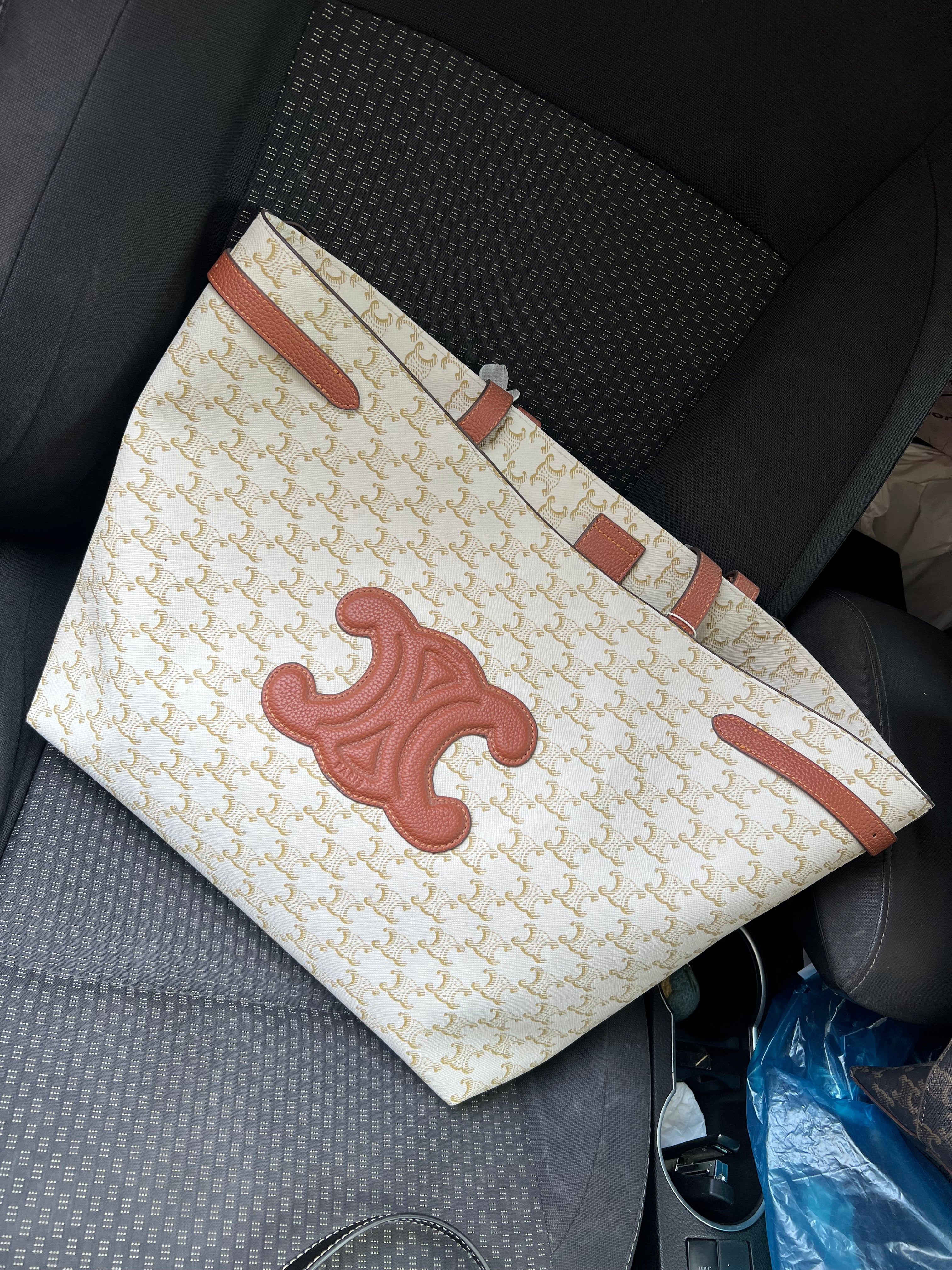 Celine large Hippopotamus Anais Cuill tote bag