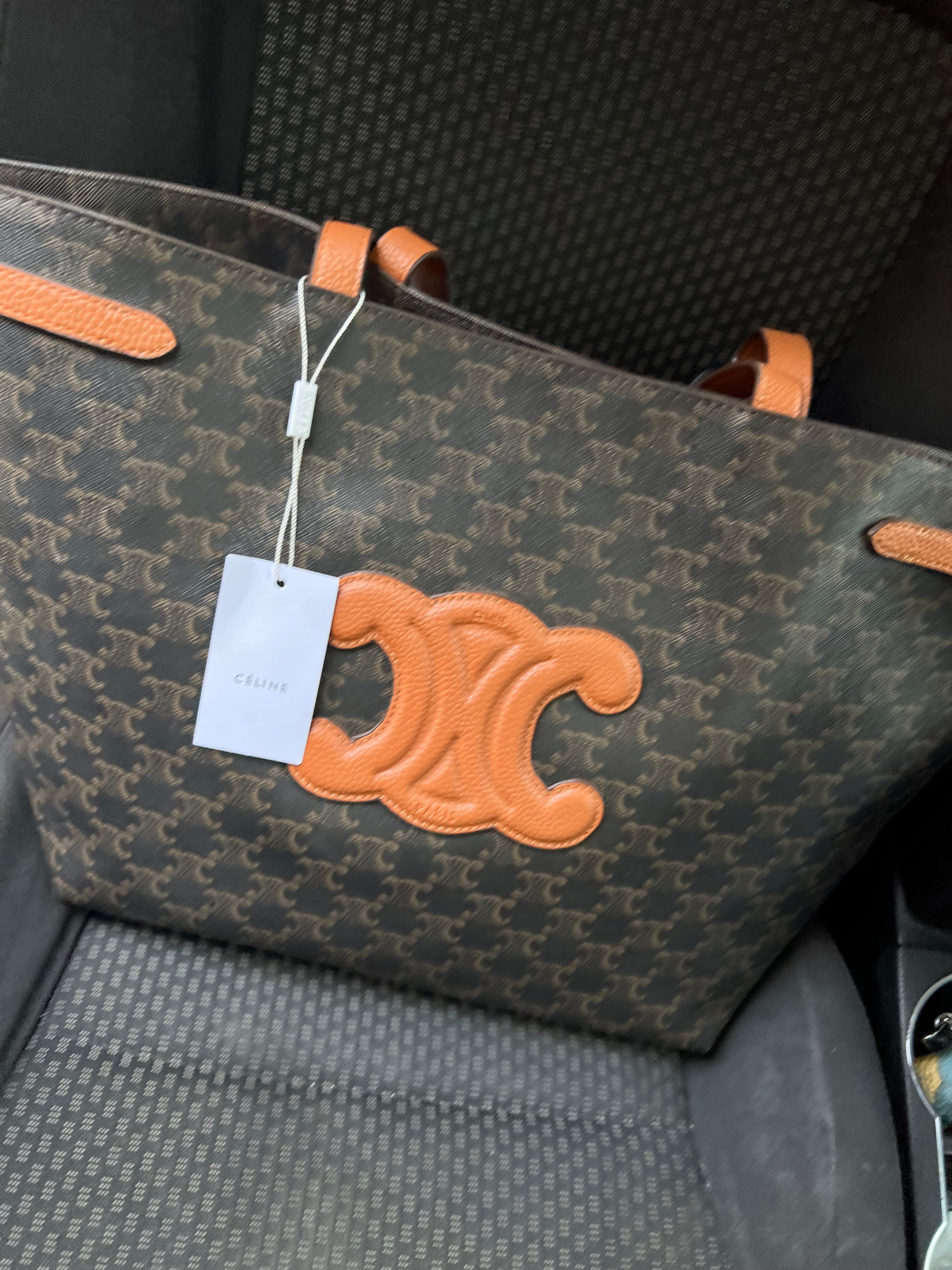 Celine large Hippopotamus Anais Cuill tote bag