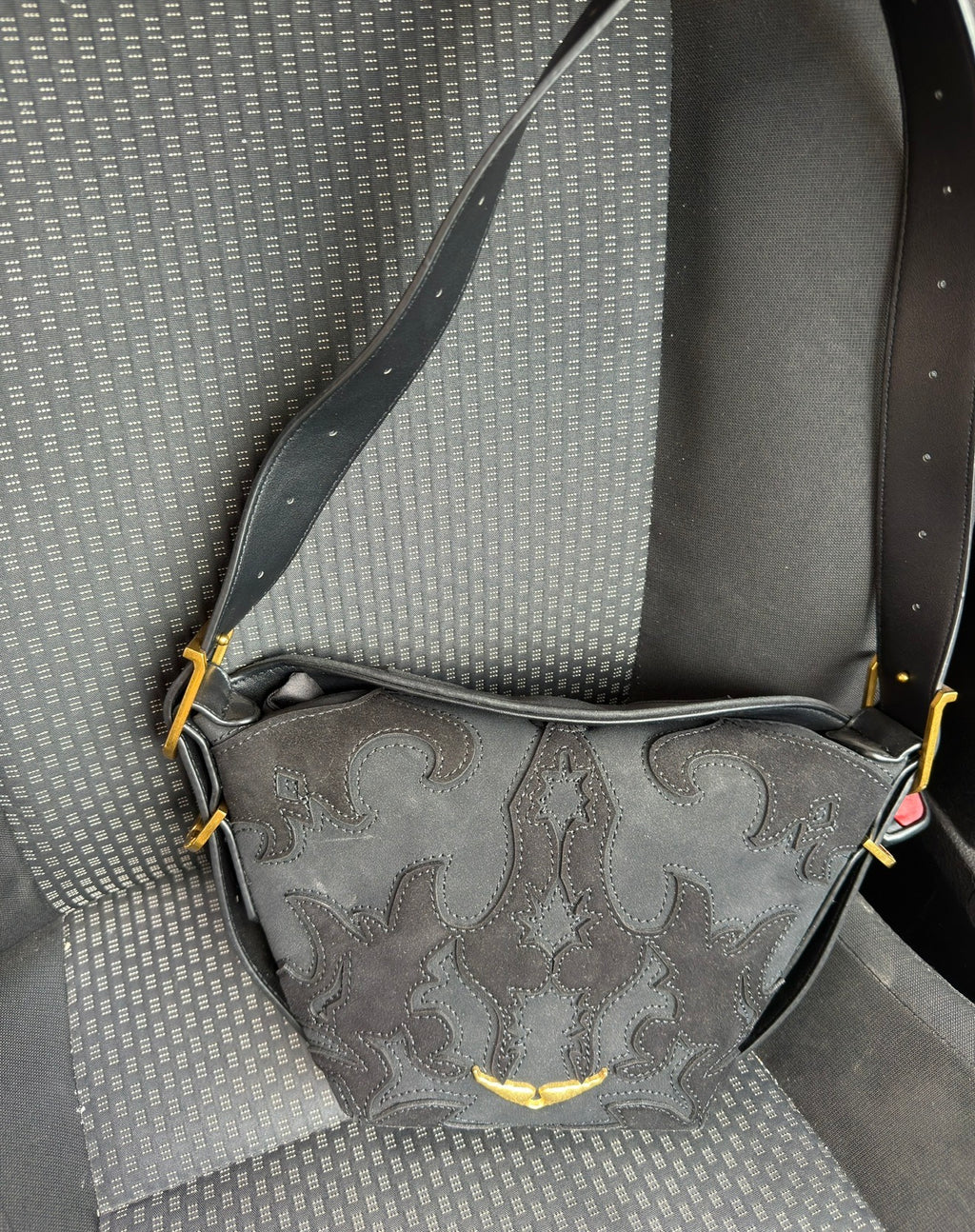 zadig Embroidered Shoulder Bag