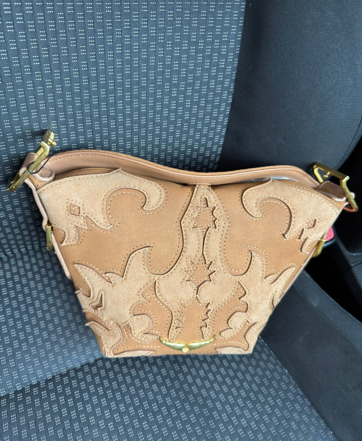 zadig Embroidered Shoulder Bag