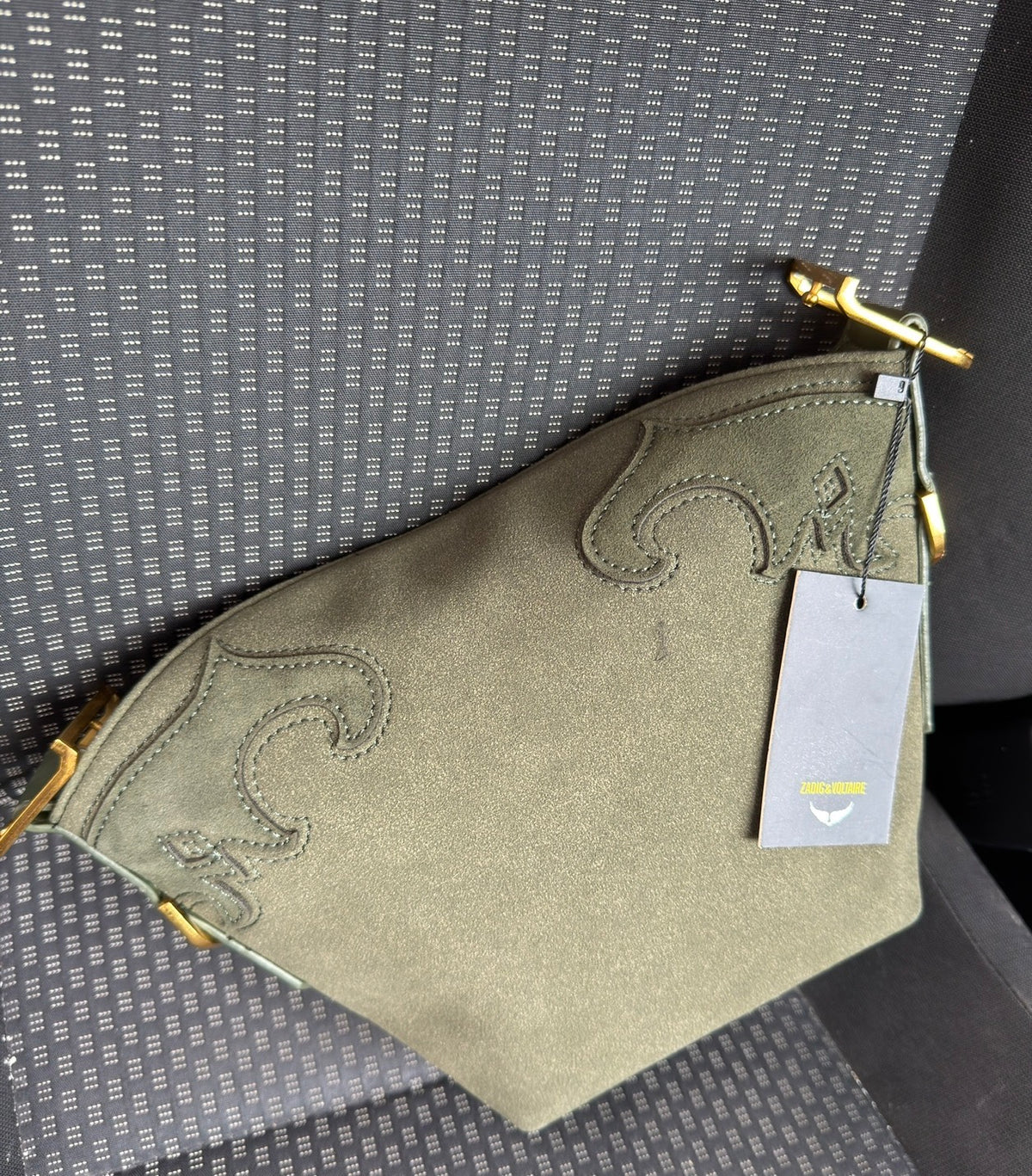 zadig Embroidered Shoulder Bag