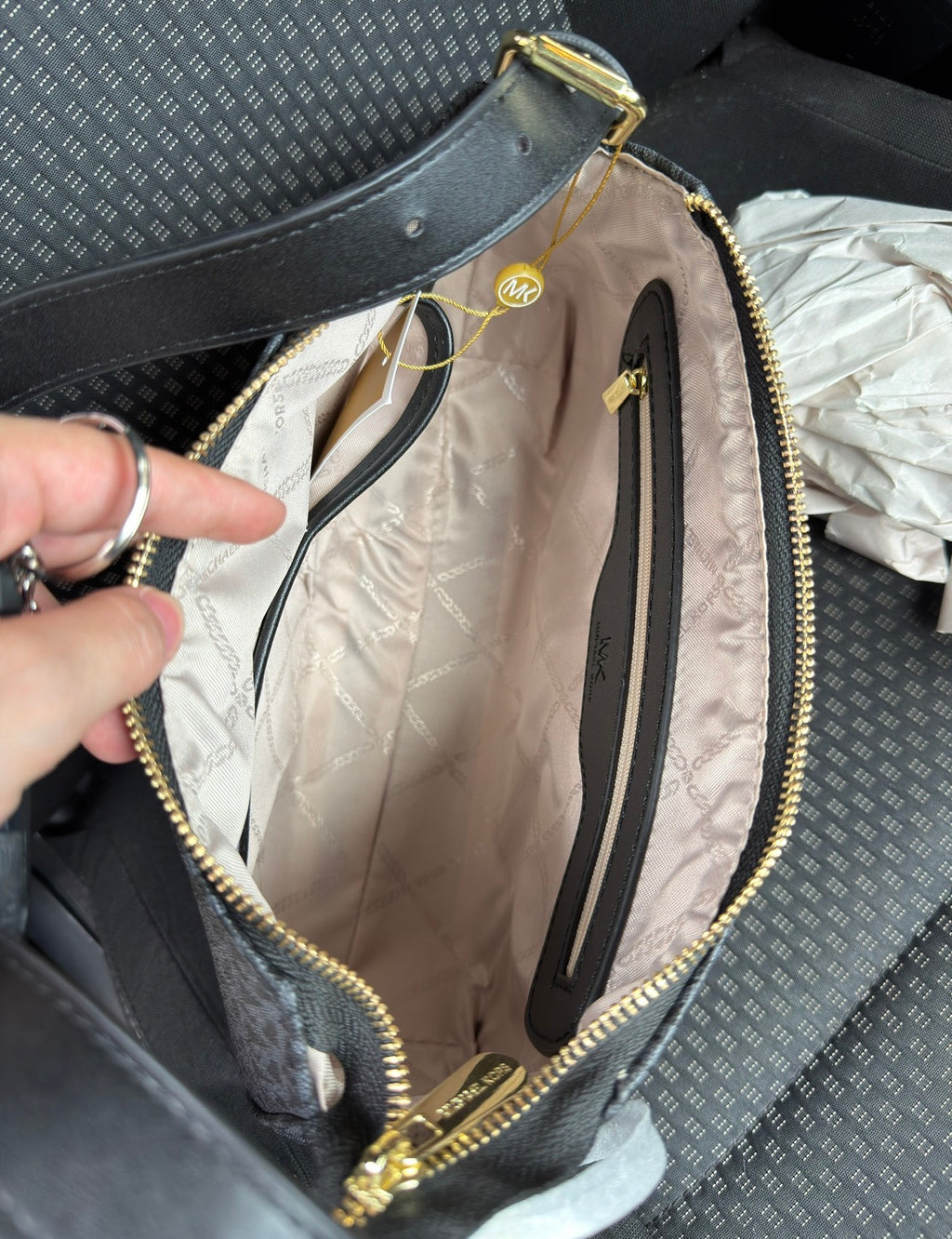 Michael Kors Monogram Shoulder Bag