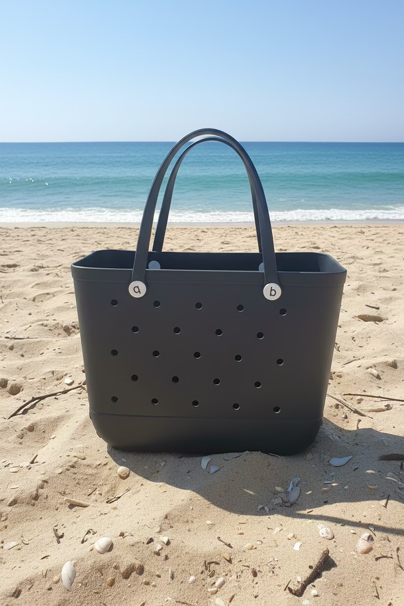 black large bogg bag ( free pins)