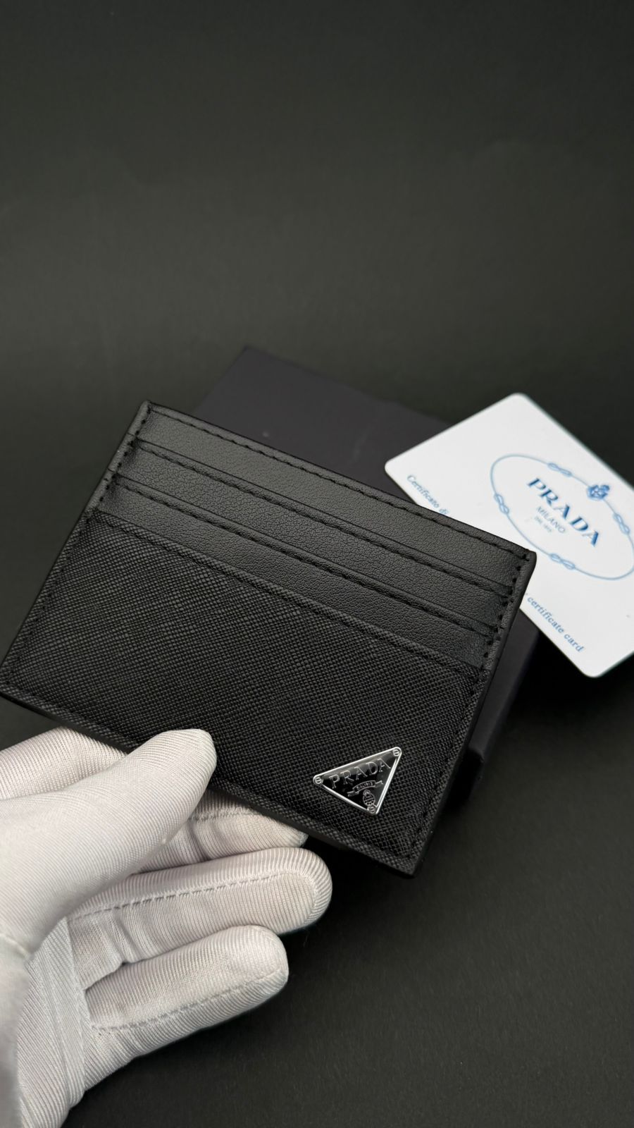 PRADA BLACK CARD CASE