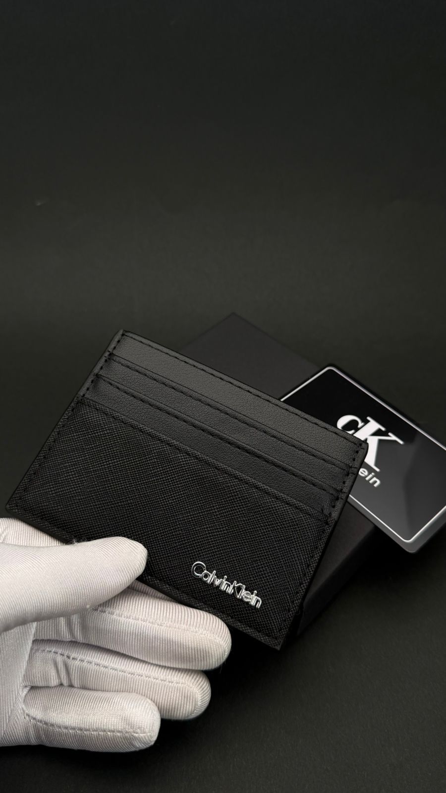 CALVIN KLEIN BLACK CARD CASE